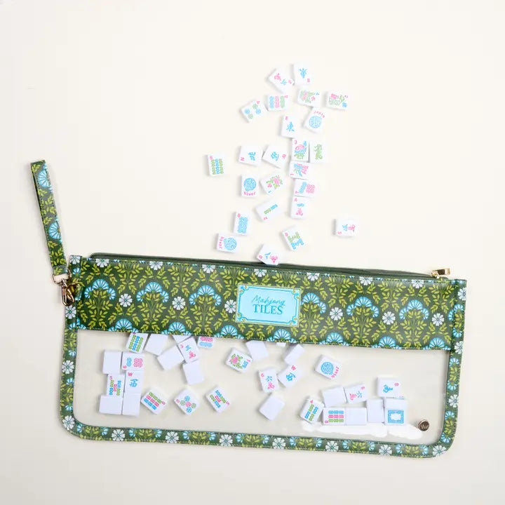 Mahjong Tile Keeper Pouch - Everbloom