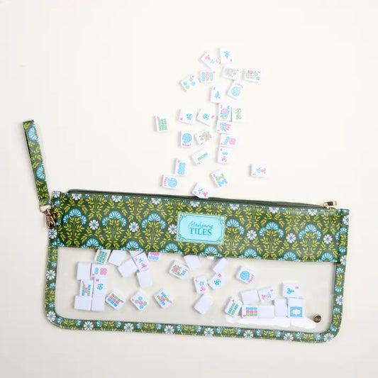 Mahjong Tile Keeper Pouch - Everbloom