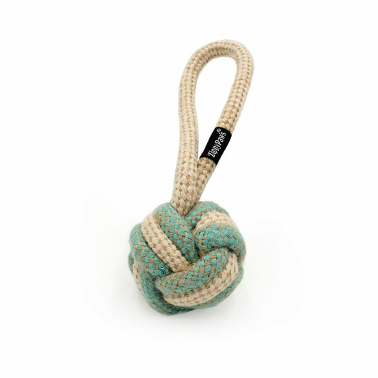 Cotton and Jute Ball - Dog Toy