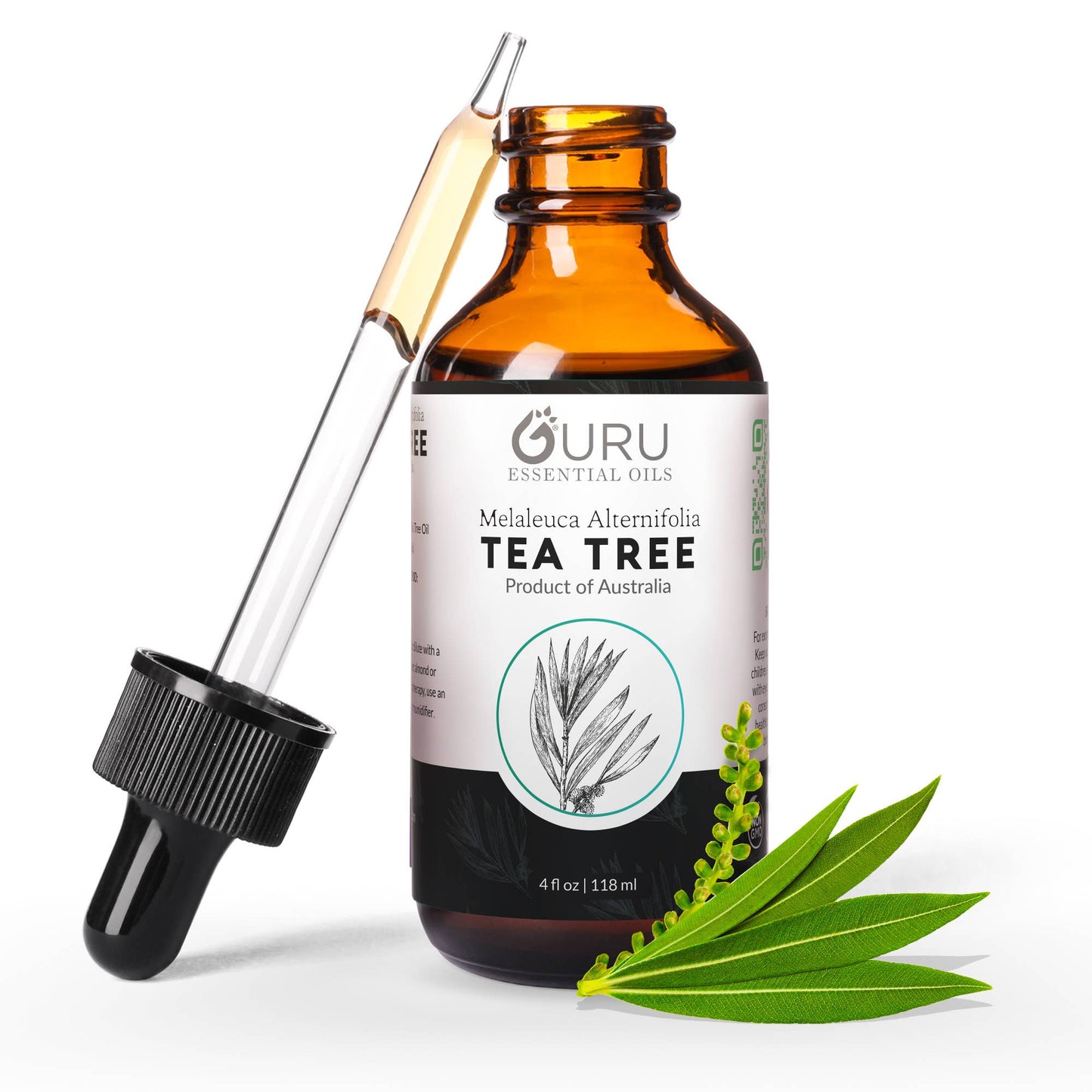 Tea Tree Guru Essential Oil Aromatherapy - 4oz