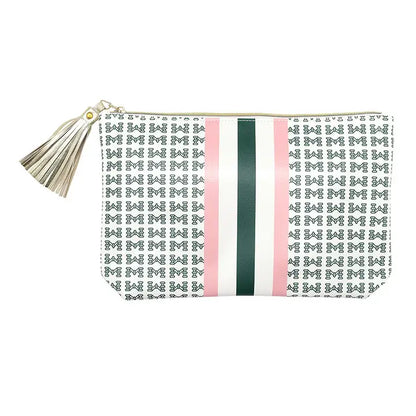 Oil Cloth Pouch - Tiles
