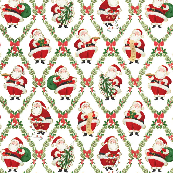 Gift Wrap - Classic Santa