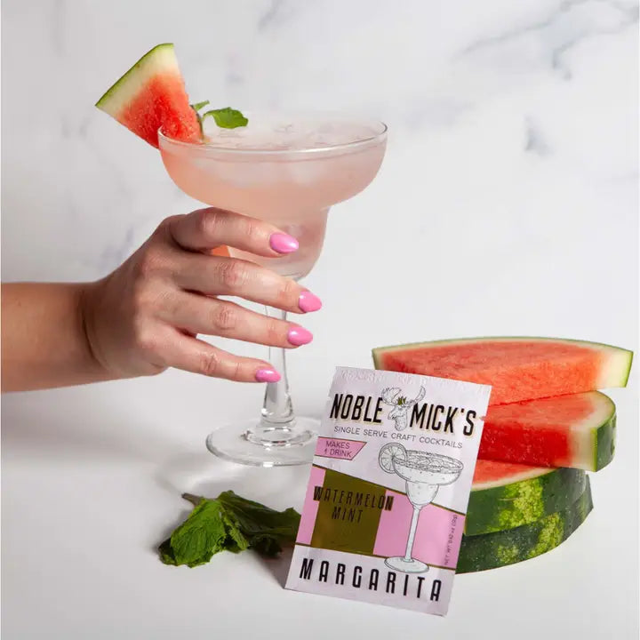 Noble Mick's Single Serve Craft Cocktail Mix - Watermelon Mint Margarita