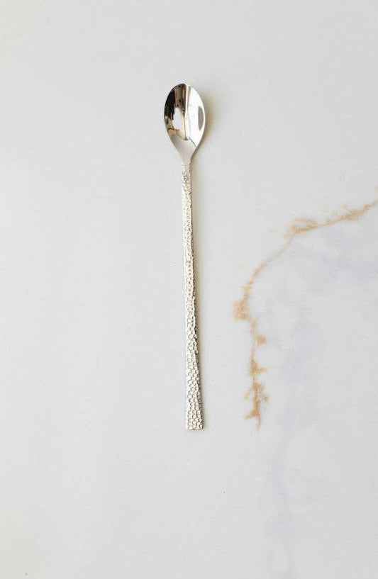 Hammered Stainless Steel Fruit Spoon