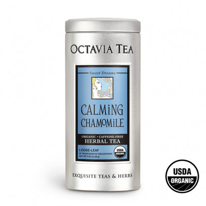 Calming Chamomile Octavia Caffeine-Free Herbal Organic Tea