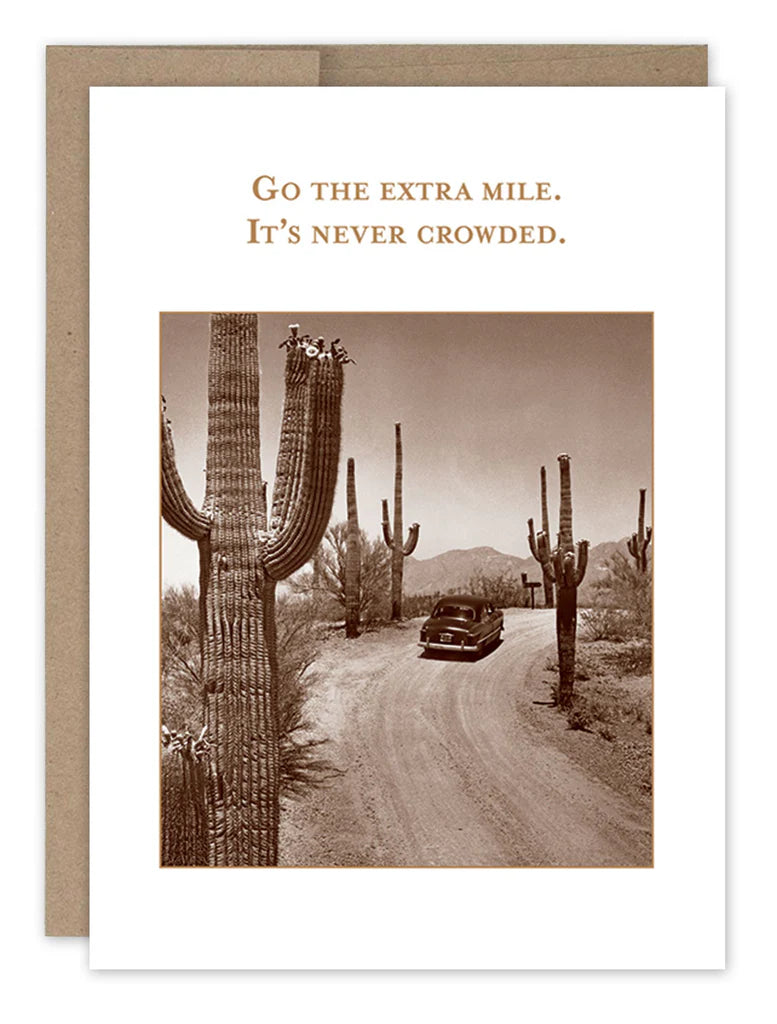 Extra Mile Encouragement Card