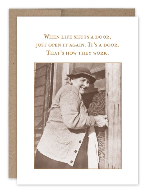 When Life Shuts A Door Card