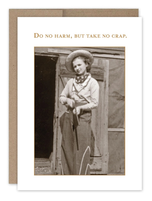 Take No Crap Birthday Card