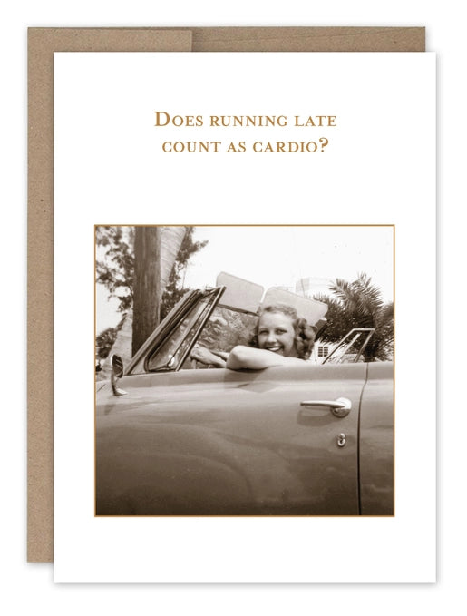 Count As Cardio Birthday Card