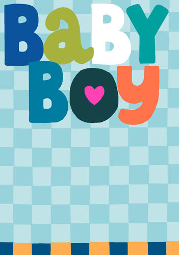 Baby Boy Greeting Card