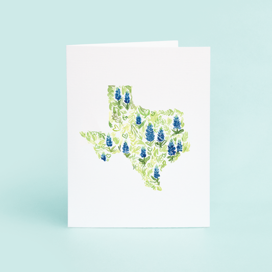 Texas In Bluebonnets Cards