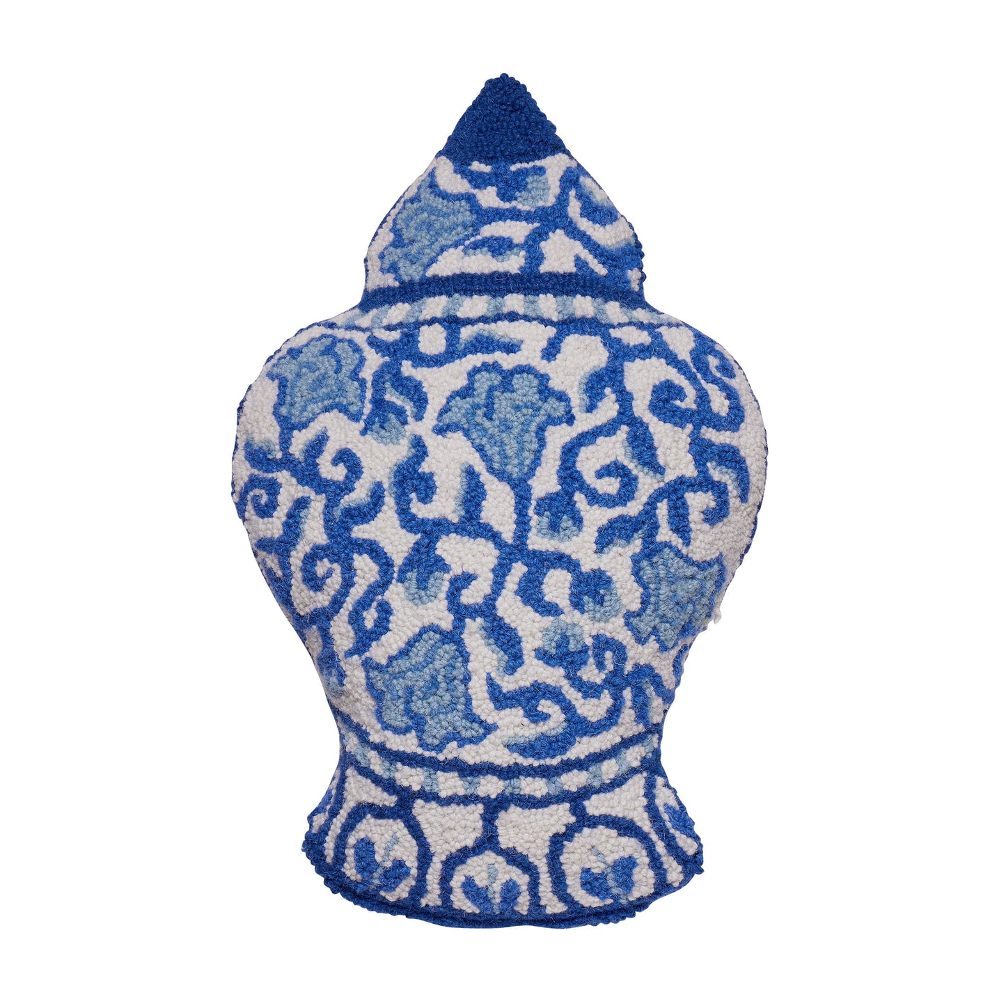 Chinoiserie Ginger Jar Wool Pillow
