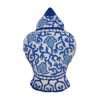 Chinoiserie Ginger Jar Wool Pillow