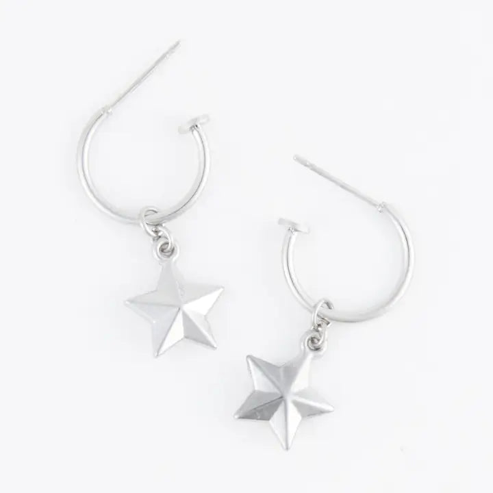 Star Charm Earrings