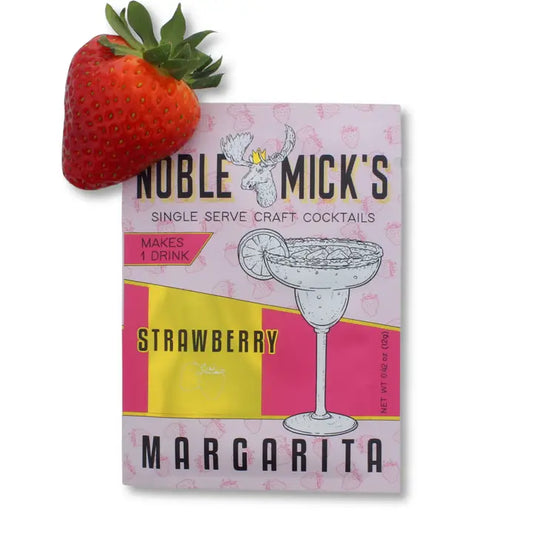 Noble Mick's Single Serve Craft Cocktail Mix - Strawberry Margarita