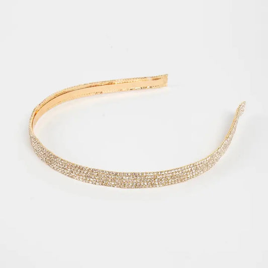 Brooke Clear Crystal Headband