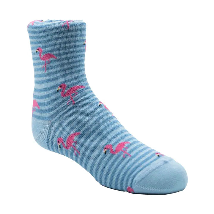 Flamingo Stripe Socks
