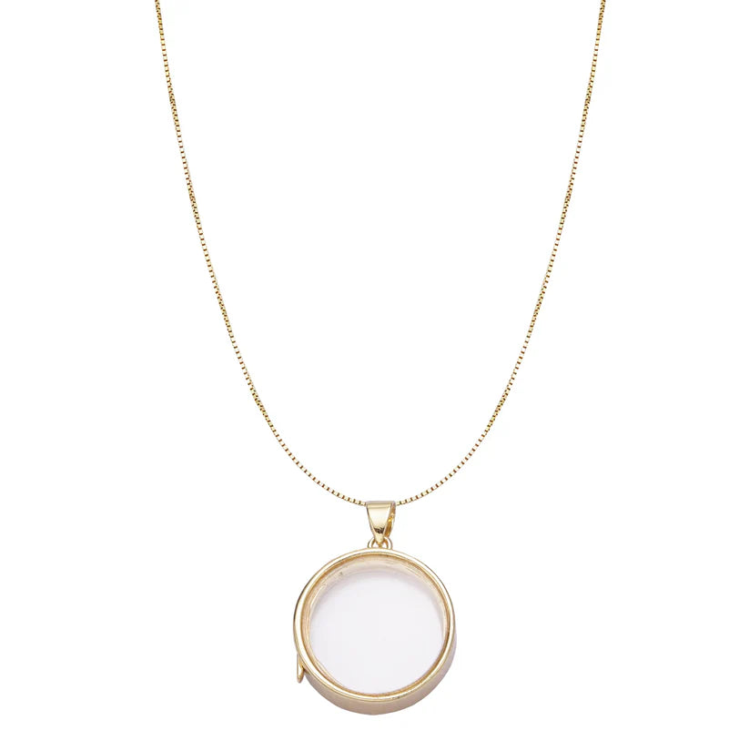 Build Your Own Locket, Floating Locket With Dainty Chain