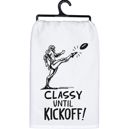 Classy Until Kickoff Kitchen Towel