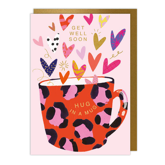 Hug Mug Get Well Card