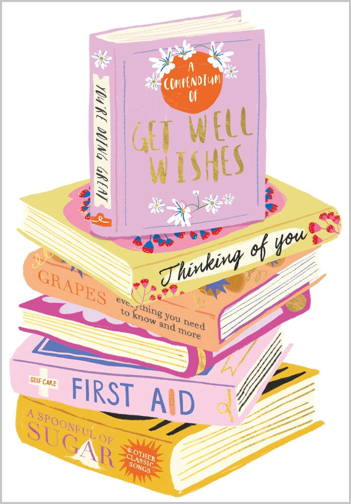 Books Get Well Card