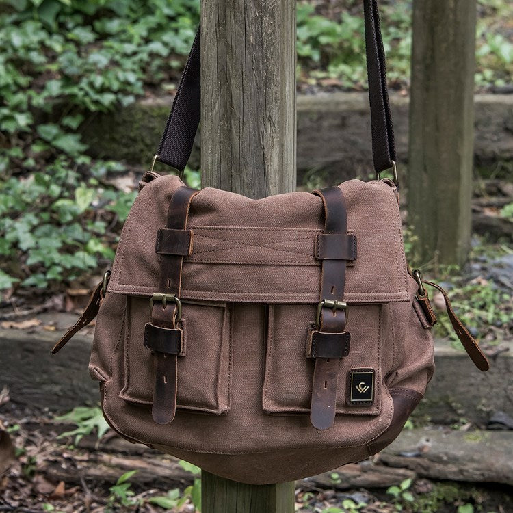 Cole Wheeler Canvas Messenger Bag