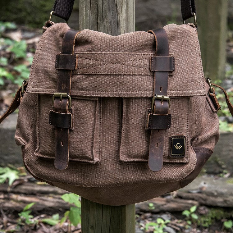 Cole Wheeler Canvas Messenger Bag