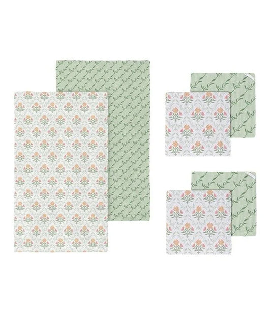 Cottage Garden Absorbent Towel Set