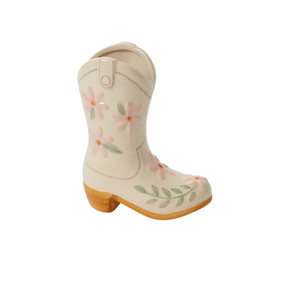 Cowboy Boot Vase