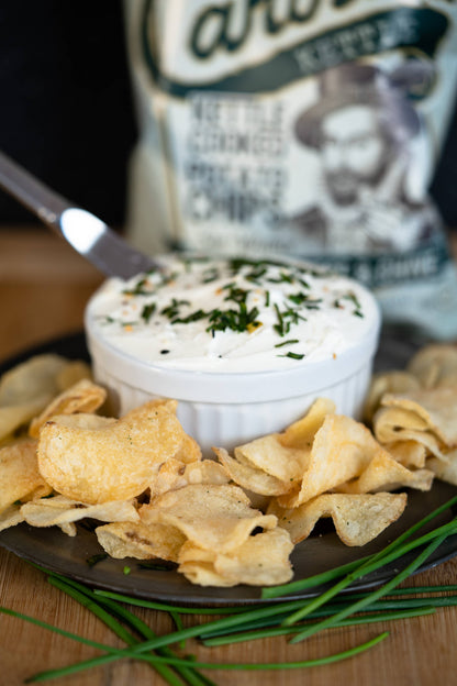 Cream Cheese and Chive Chips