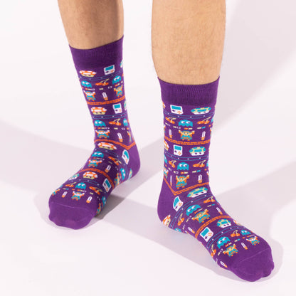 Vintage Gamer Crew Socks