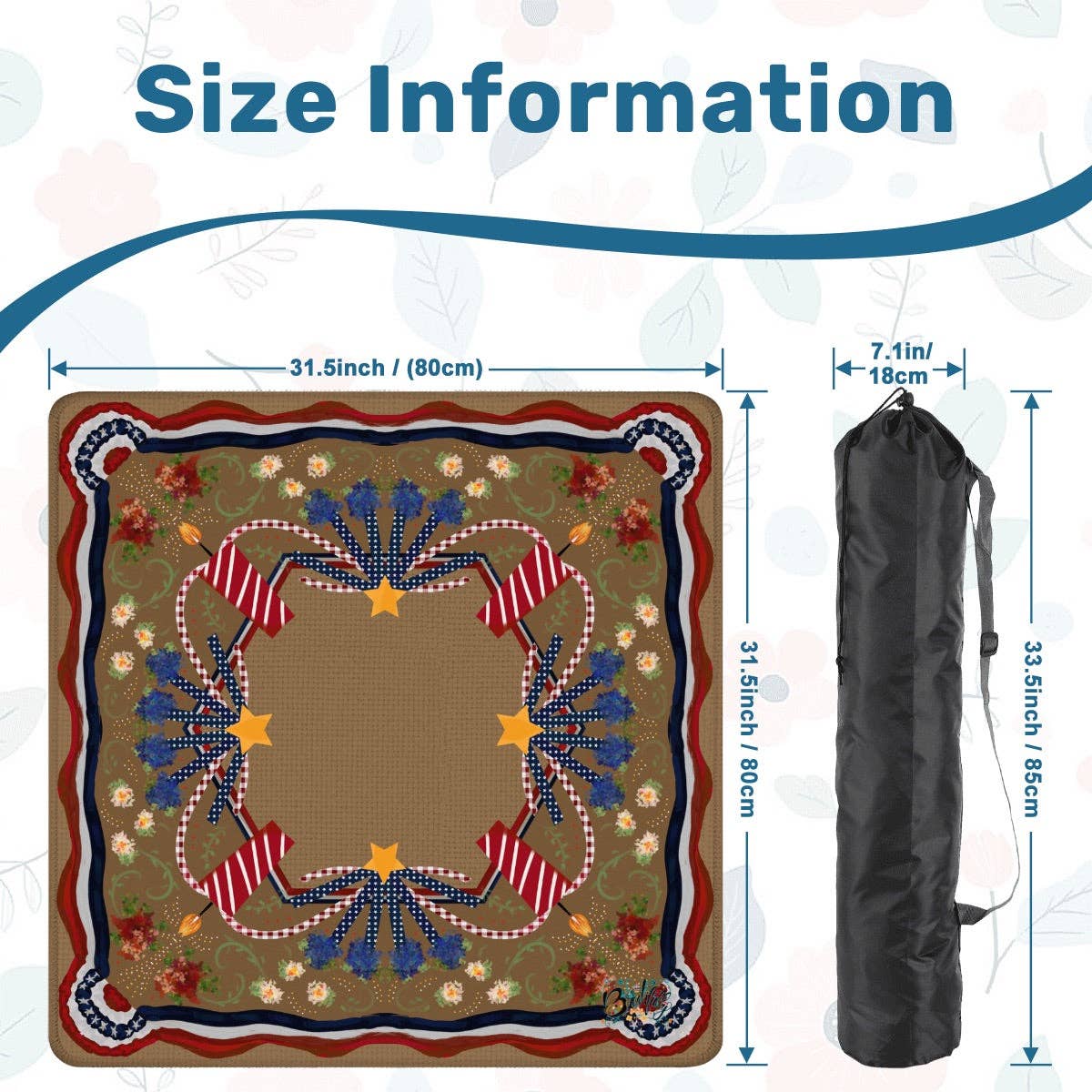 USA Patriotic Mahjong Mat