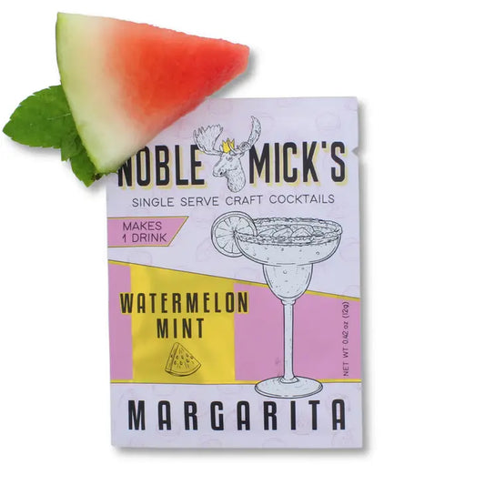 Noble Mick's Single Serve Craft Cocktail Mix - Watermelon Mint Margarita