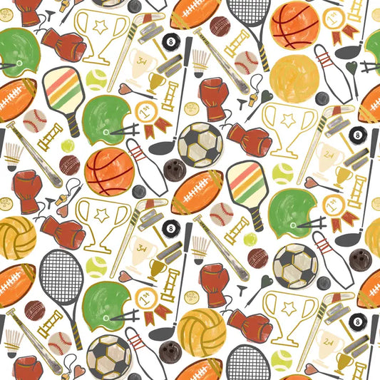 Sports Time - Gift Wrap Rolls
