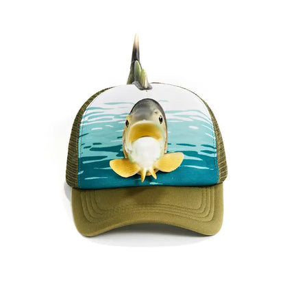 Largemouth Bass | Unisex Fishing Trucker Hat Mesh Cap