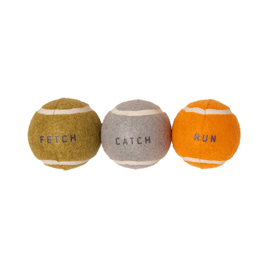 Field + Wander Tough & Durable Dog Fetch Balls - Pack of 3