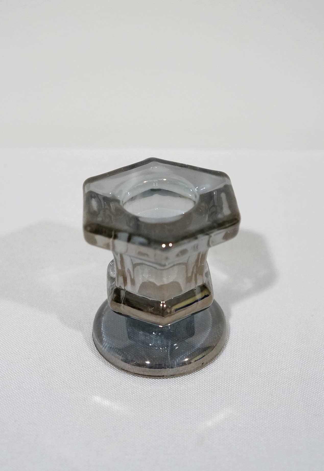 Glass Candlestick Taper Candle Holders