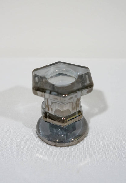 Glass Candlestick Taper Candle Holders