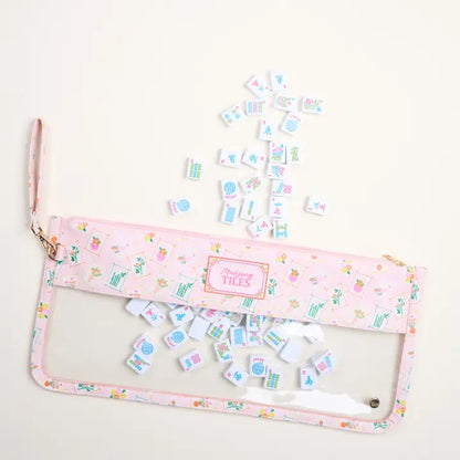 Mahjong Tile Keeper Pouch - It's Mahj Time
