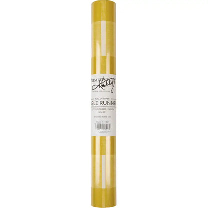 Dallas Gold Buffalo Check Paper Table Runner