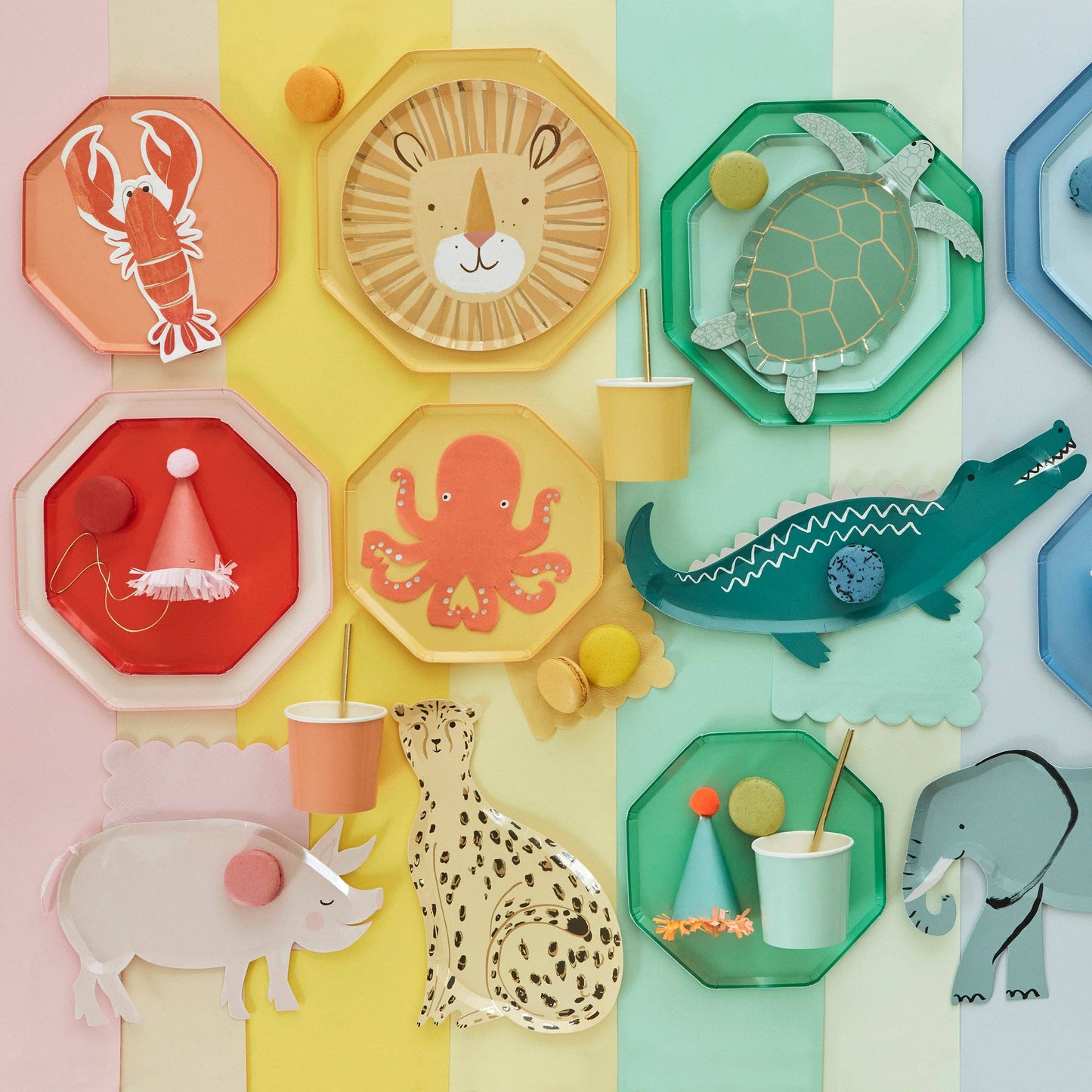 Lemon Sherbet Side Plates