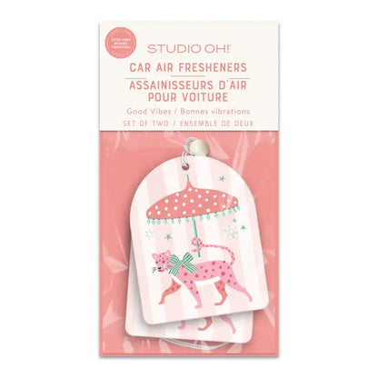 Leopard On Parade Car Air Freshener