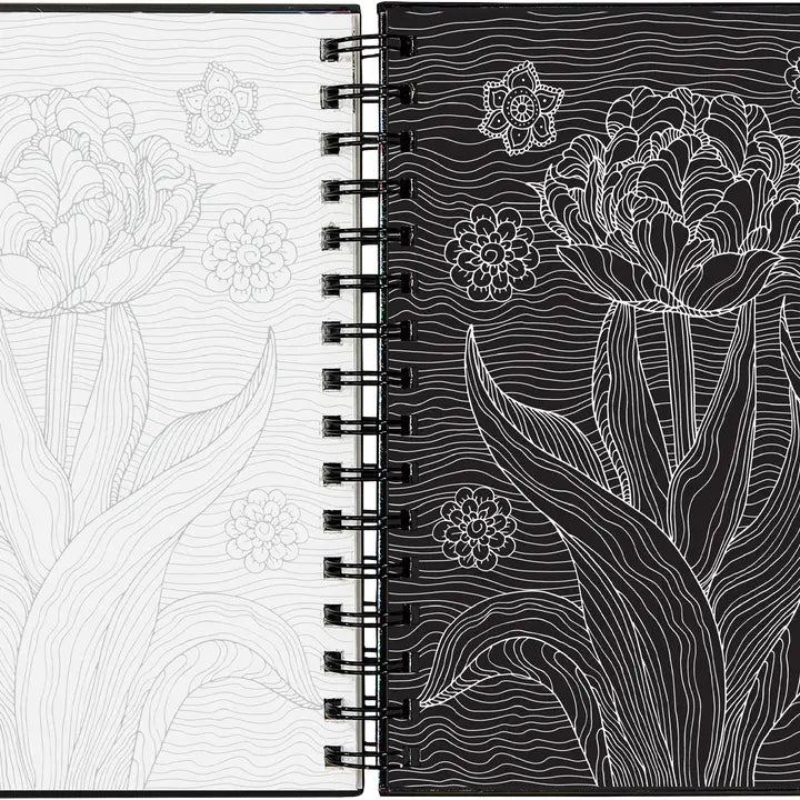 Peter Pauper Press Inc. Scratch & Sketch Extreme Flowers