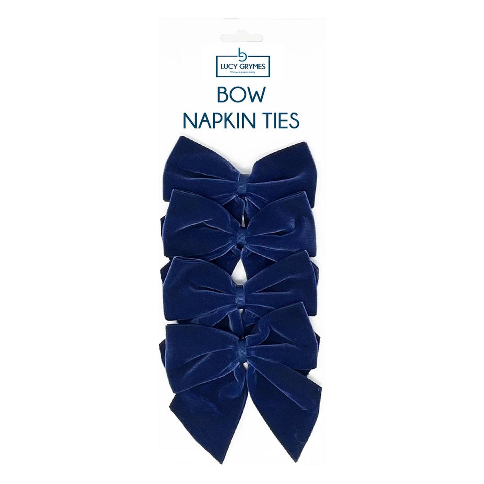 Velvet Bow Napkin Ties