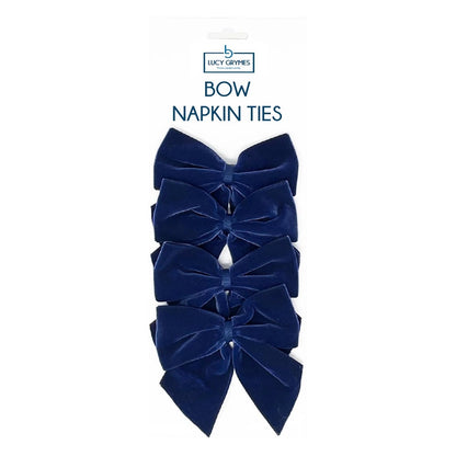 Velvet Bow Napkin Ties