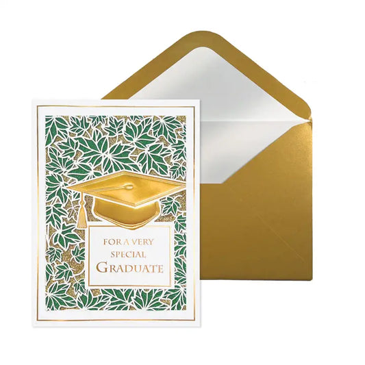 Lasercut Board with Ivy Graduation Card