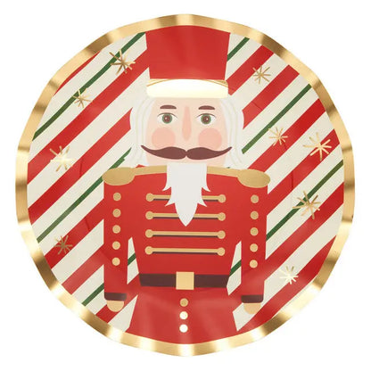 Christmas Nutcracker Wavy Dinner Plate