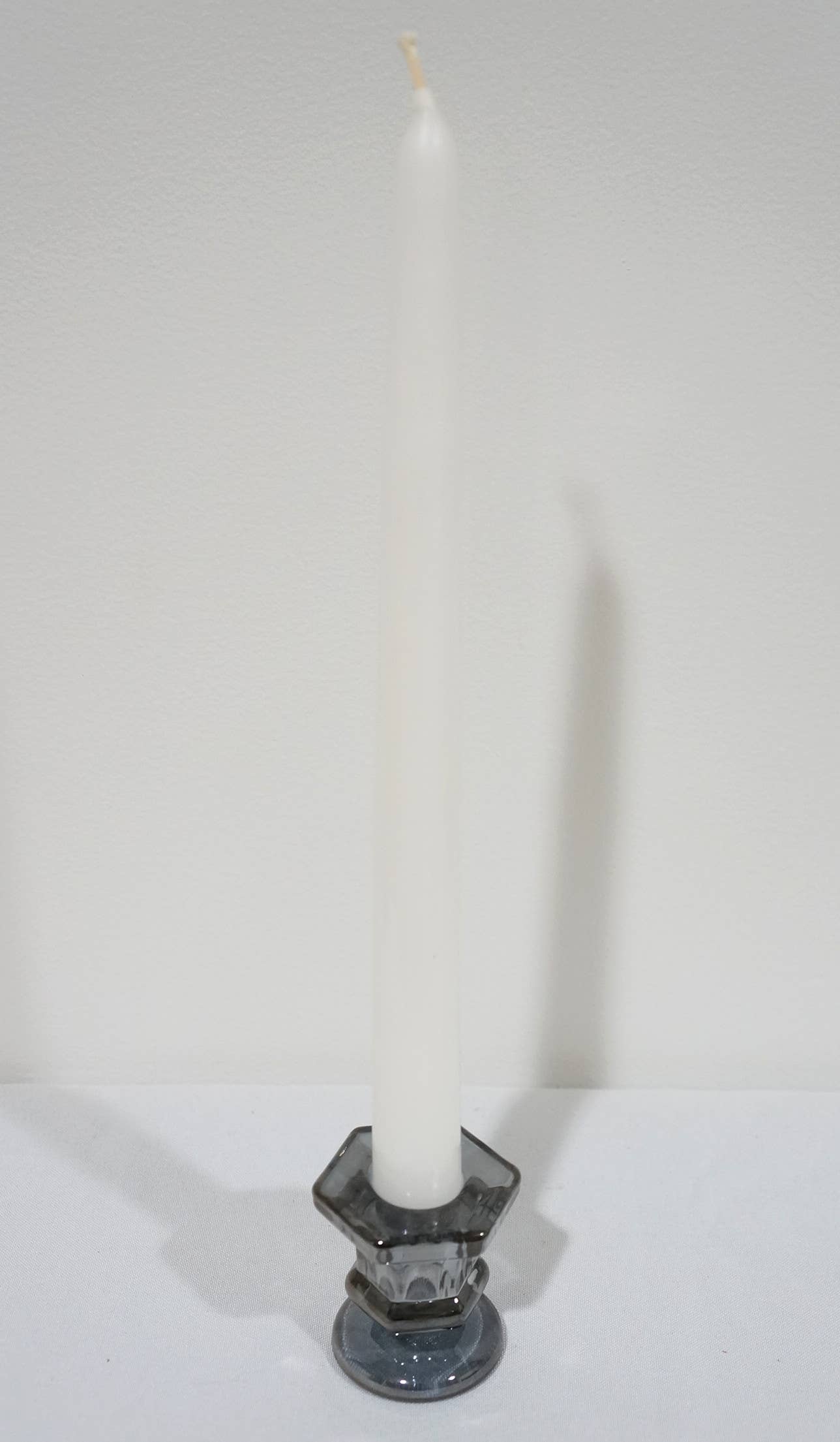 Glass Candlestick Taper Candle Holders