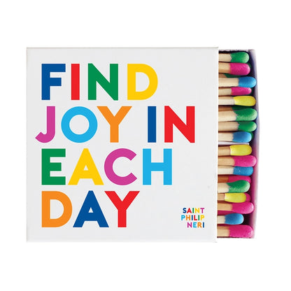 "Find Joy In Each Day" Matchbox