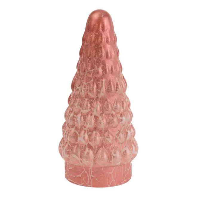Coral Glass Tree Christmas